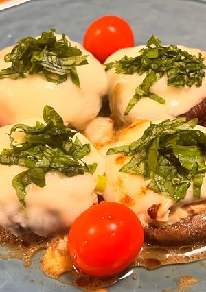 高齢者でも食べやすい♡椎茸のツナマヨチーズ焼き-レシピのメイン写真