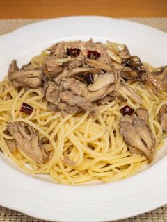 ツナと舞茸のパスタ-レシピのメイン写真