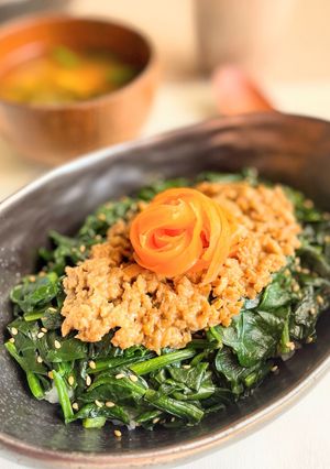 グルテンバーガーのそぼろ丼-レシピのメイン写真