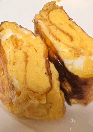 弁当♡柚子の皮と干しエビ入り卵焼き-レシピのメイン写真