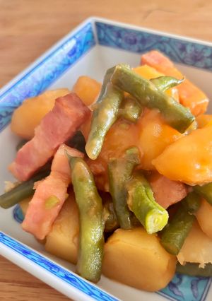 いんげんとじゃがいもベーコン☆バター煮-レシピのメイン写真