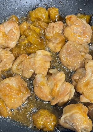 青梅の種応用編『梅の照り焼きチキン』-レシピのメイン写真