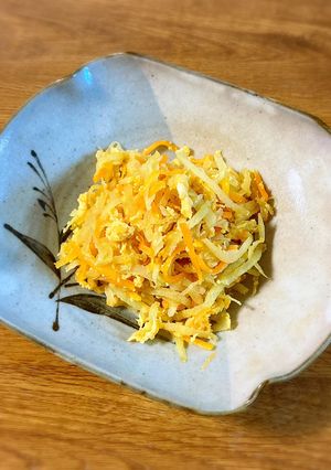 大根とにんじんの玉子きんぴら-レシピのメイン写真