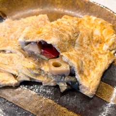 รูปของ 秋の薬膳　野菜炒めのオムレツ