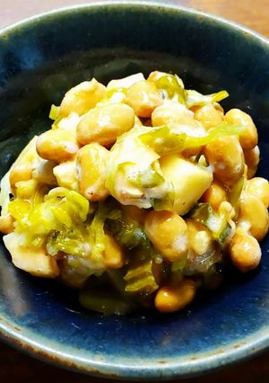 納豆・鮒寿司の飯・梅干し・ザワークラウト-レシピのメイン写真