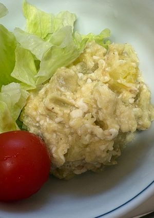 さつまいもと豆腐、白胡麻和風サラダ-レシピのメイン写真