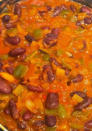 チリコンカン風赤いんげん豆のトマト煮込み-レシピのメイン写真