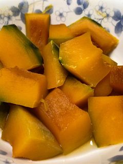 レンジで簡単カボチャ煮-レシピのメイン写真