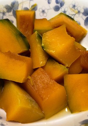 レンジで簡単カボチャ煮-レシピのメイン写真