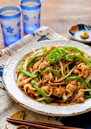 節約レシピ♪たっぷりもやしの生姜焼き-レシピのメイン写真