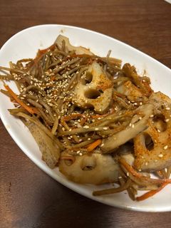 レンコンときんぴらごぼう-レシピのメイン写真