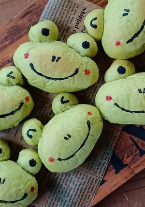 子供が喜ぶ✨カエルパン-レシピのメイン写真