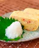 カニ風味の豆腐入りだし巻き卵