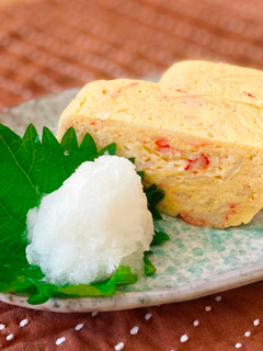 カニ風味の豆腐入りだし巻き卵-レシピのメイン写真