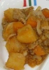 (学校給食)韓国風肉じゃが-レシピのメイン写真
