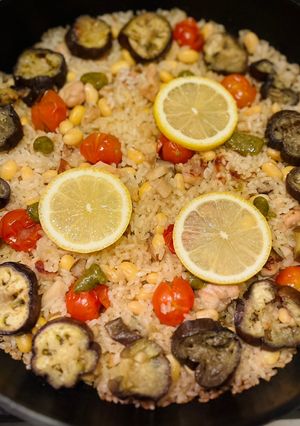 だし要らず！戻し大豆の地中海風パエリア-レシピのメイン写真
