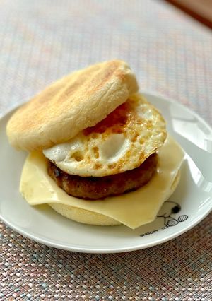ソーセージエッグマフィン☆マック風-レシピのメイン写真