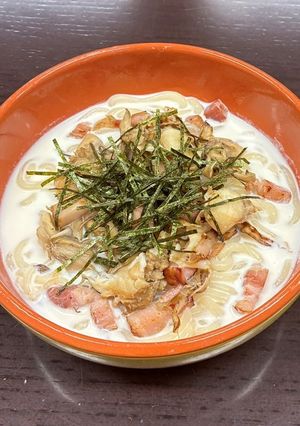 具だくさんゴルゴンゾーラチーズうどん-レシピのメイン写真