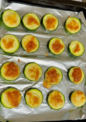 【オーブン】簡単ズッキーニのチーズ焼き-レシピのメイン写真