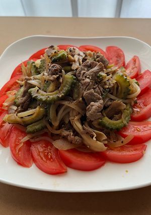 牛肉と夏野菜のスタミナ黒胡椒炒め♪-レシピのメイン写真