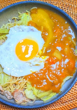 カレー焼きそば-レシピのメイン写真