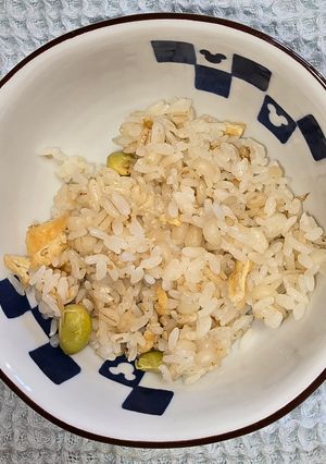 我が家の枝豆ごはん-レシピのメイン写真