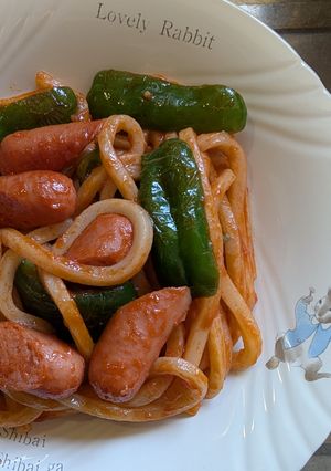 とっても簡単★うどんナポリタン-レシピのメイン写真