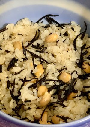 ひじきと大豆の炊き込みご飯-レシピのメイン写真