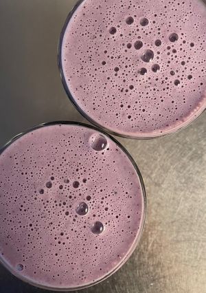 【スムージー】ブルーベリーピーマン豆腐-レシピのメイン写真