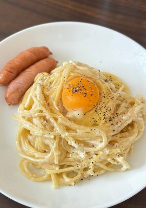 あるもので簡単カルボナーラ-レシピのメイン写真