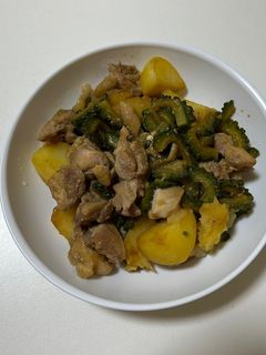 鶏肉とゴーヤのオイスターソース炒め-レシピのメイン写真
