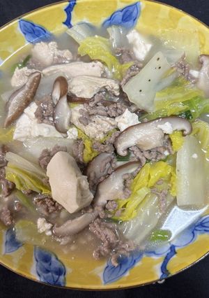 減塩）豆腐と白菜のそぼろあんかけ-レシピのメイン写真