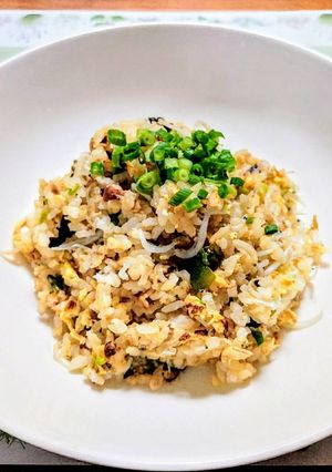 ランチに！梅としらすの和風チャーハン-レシピのメイン写真