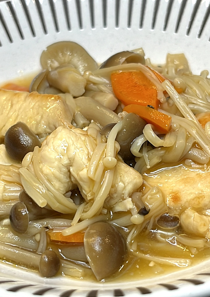 鶏肉ときのこのしょうが煮-レシピのメイン写真