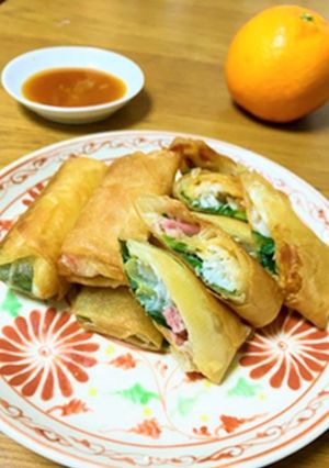 白身魚のパリパリ春巻き-レシピのメイン写真