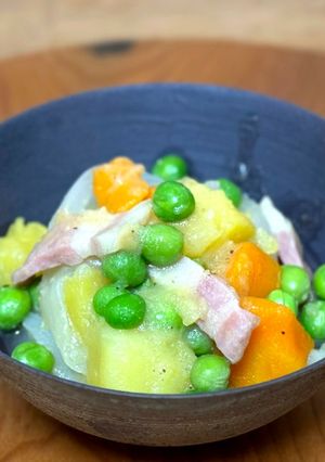 グリーンピースのじゃがバター煮-レシピのメイン写真