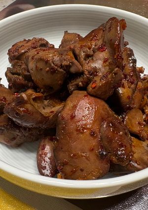 鶏肝の甘辛煮-レシピのメイン写真