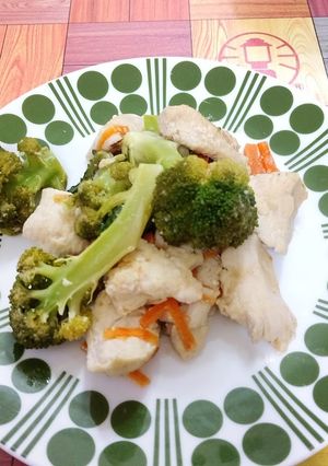 鶏むね肉とブロッコリー炒め-レシピのメイン写真