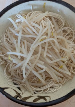簡単★昼食！もやし入り中華スープそうめん-レシピのメイン写真