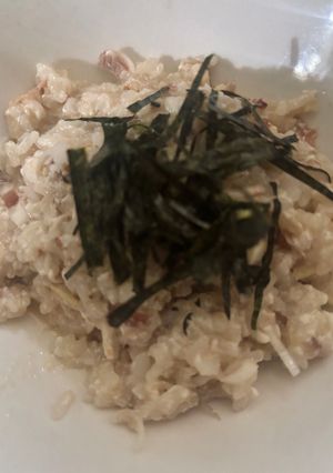 ヘルシー簡単！豆腐とご飯のリゾット風😋-レシピのメイン写真