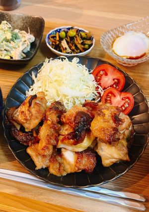 ご飯がすすむ🐾オーブンで揚げない唐揚げ-レシピのメイン写真