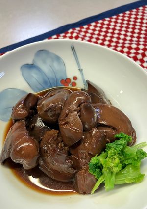 鶏肝の黒酢で甘辛煮-レシピのメイン写真