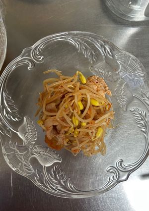 豆苗と豆もやしの豚しゃぶサラダ-レシピのメイン写真