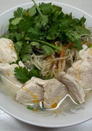簡単！ヘルシー！パクチー塩ラーメン-レシピのメイン写真