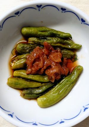 レンジで 簡単!ししとうの 梅ポン酢和え-レシピのメイン写真