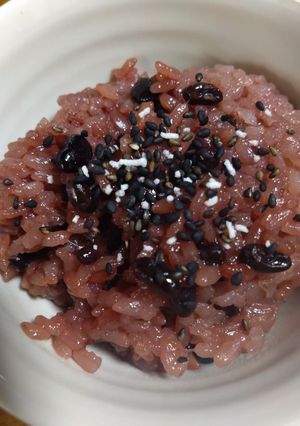 ウチの赤飯(秋田の甘い赤飯)-レシピのメイン写真