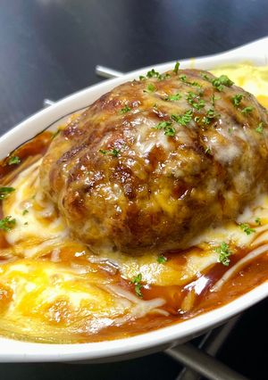 ハンバーグ☆ドリア-レシピのメイン写真