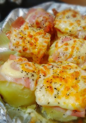 ＊じゃがいもとベーコンのグリル焼き＊-レシピのメイン写真