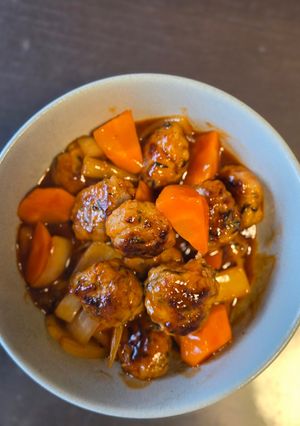 とり肉団子の甘酢あん-レシピのメイン写真