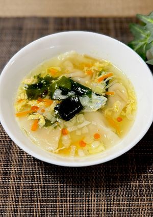 皮がつるん！旨み広がる水餃子スープ-レシピのメイン写真